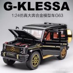 Mercedes G63 Model Manufacturer - OEM 1:24 Big G Alloy Off Road Simulation Car Model