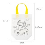 DIY Coloring Bag Manufacturer - OEM Student Cartoon Hand Painted Non Woven Kindergarten Children's Gift