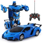 RC Transformation Robot Toy Manufacturer - OEM 1/18 2-in-1 Modified Sports Car Model Children's Gift