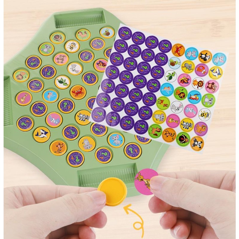 Flip Chess Game Manufacturer - OEM Children's Parent Child Interactive Battle Tabletop Focus Training Memory