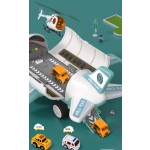 Model Storage Set Manufacturer - OEM Children's Inertia Lighting Music Puzzle Oversized Airplane Toy Car