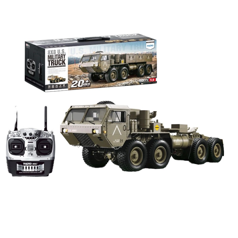 RC Military Truck Manufacturer - OEM 1/12 High-Speed 2.4G 16CH Metal Remote Control Toy