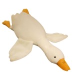 Plush Goose Pillow Manufacturer - OEM Birthday Gift Soft Big White Sleeper Comfortable Duck Doll Toys