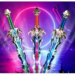 Induction Lightsaber Manufacturer - OEM Boy Sword Warrior Spear God Halberd Night Market Shining Toy