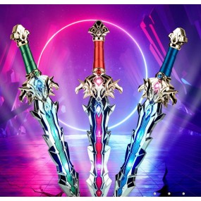 Induction Lightsaber Manufacturer - OEM Boy Sword Warrior Spear God Halberd Night Market Shining Toy