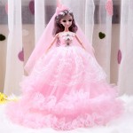 Doll Set Gift Box Manufacturer - OEM Large Confusion Wedding Dress Long Hair Princess Children Toy