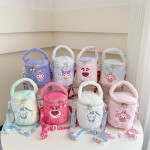 Plush Backpack Manufacturer - OEM Cute Cartoon Girl Student Soft New Pearl Buckt Bag Messenger for Girls