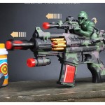 Children's Toy Gun Manufacturer - OEM Team Spirit Set Electric Music Sound Light Simulated Submachine Guns