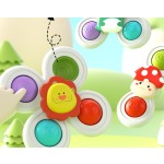 Children's Dining Table Toy Manufacturer - OEM Suction Cup Rotating Music Baby Puzzle Early Education Gyroscope