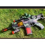 Children's Toy Gun Manufacturer - OEM Team Spirit Set Electric Music Sound Light Simulated Submachine Guns