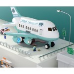 Model Storage Set Manufacturer - OEM Children's Inertia Lighting Music Puzzle Oversized Airplane Toy Car