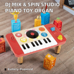 Musical Piano Toy Manufacturer - OEM DJ Mix Spin Studio Organ Battery Operated Wood Design