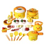 Mini Kitchenware Toy Set Manufacturer - OEM Children's Home Play Simulation Sound Light Cooking Food Smoking
