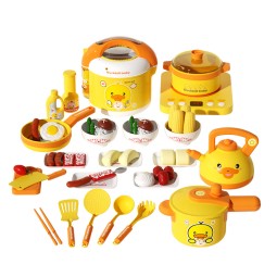 Mini Kitchenware Toy Set Manufacturer - OEM Children's Home Play Simulation Sound Light Cooking Food Smoking