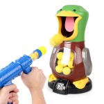 Shooting Duck Toy Manufacturer - OEM New Children Hit My Toy Gun Boy Bullet Aerodynamic Soft Elastic Parent Child