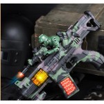 Children's Toy Gun Manufacturer - OEM Team Spirit Set Electric Music Sound Light Simulated Submachine Guns
