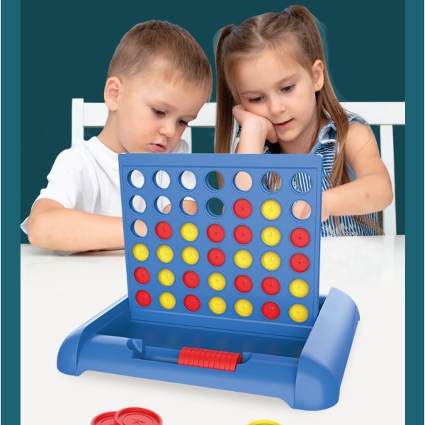 Connect Four Game Manufacturer - OEM Four in a Row Large Size Strategy Board Game for Family Kids