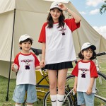 Parent-child T-shirt Manufacturer - OEM A Family Photo Short Sleeves Soft Comfortable Beach Wear Summer Clothes