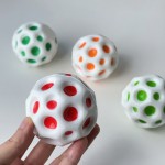 PU Elastic Ball Manufacturer - OEM Porous Moon Stone Pressure Reducing Rubber High Rebound Toy