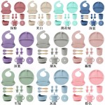 Baby Dining Set Manufacturer - OEM Silicone Tableware Bibs Bowls Cups Training Meals Supplies