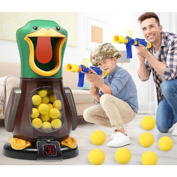Shooting Duck Toy Manufacturer - OEM New Children Hit My Toy Gun Boy Bullet Aerodynamic Soft Elastic Parent Child