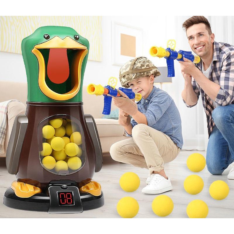 Shooting Duck Toy Manufacturer - OEM New Children Hit My Toy Gun Boy Bullet Aerodynamic Soft Elastic Parent Child
