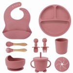 Baby Dining Set Manufacturer - OEM Silicone Tableware Bibs Bowls Cups Training Meals Supplies