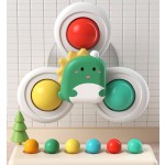 Children's Dining Table Toy Manufacturer - OEM Suction Cup Rotating Music Baby Puzzle Early Education Gyroscope