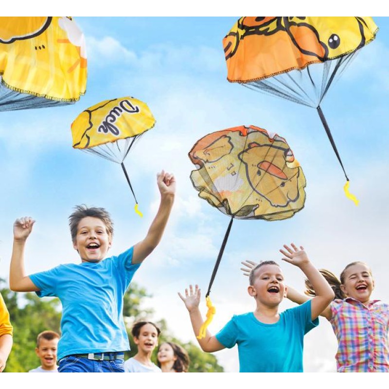 Parachute Toy Manufacturer - OEM Yellow Duckling Children's Park Airdrop Outdoor Sports Hand Throwing