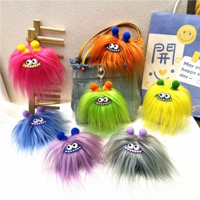 Plush Keychain Manufacturer - OEM Cute Cartoon Explosive Doll Sausage Mouth Bag Pendant Creative