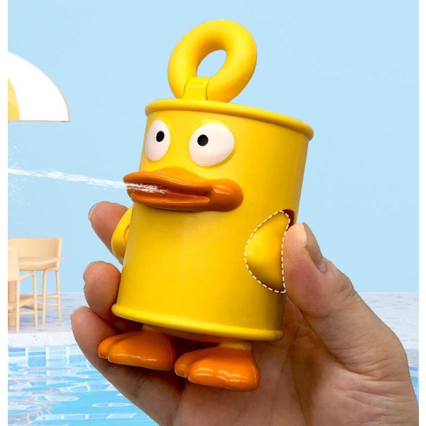 Water Spray Duck Toy Manufacturer - OEM New Interesting Canned Figurine Gun Beach Fight Mini Water Gun