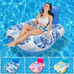 Inflatable Hammock Manufacturer - OEM Foldable Water Striped PVC Swimming Pool Floating Lounger Seats