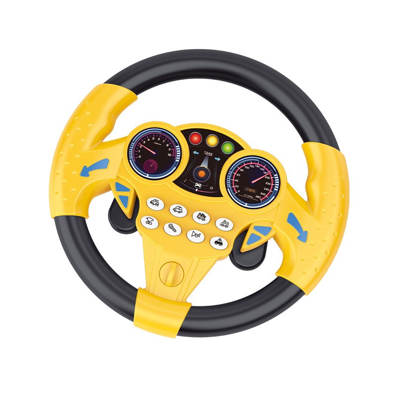 Simulation Steering Wheel Toy Manufacturer - OEM Multifunctional 360° Rotating Simulates Driving Car Children's Co Electric
