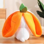 Strawberry Rabbit Plush Toy Manufacturer - OEM Cross Border New Soft Transformed Radish Pillow White Rabbit