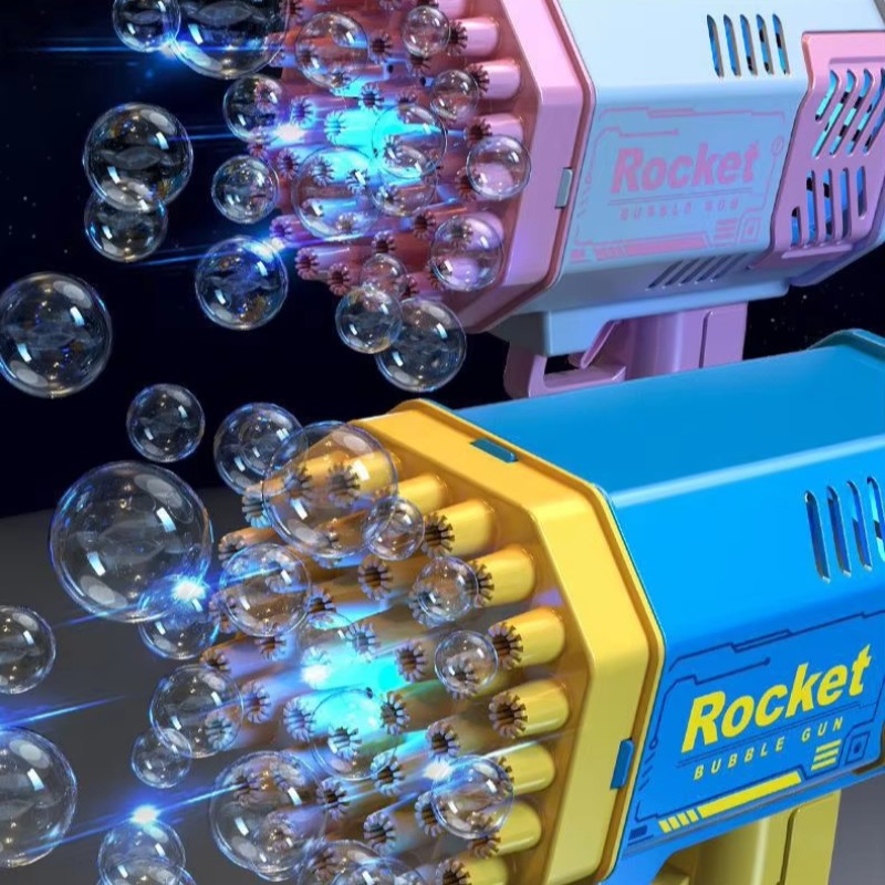 Mini Bubble Machine Manufacturer - OEM Hot Selling Light Gatling Electric Blowing Handheld Children's Toy