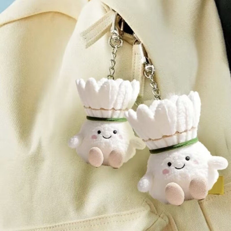 Badminton Keychain Manufacturer - OEM Simulation Plush Doll Backpack Pendant Gift for Badminton Lovers