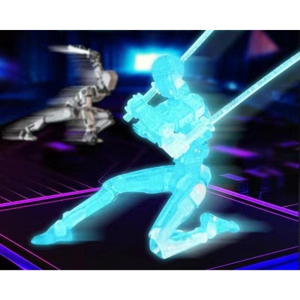 Mobile Pose Doll Manufacturer - OEM New Lucky Cool Multi Joint Varied Assemble Decompress Model Pendant