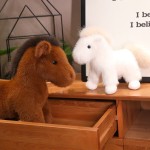 Plush Horse Pillow Manufacturer - OEM Birthday Gift Soft Big Brown Sleeper Comfortable Wild Horse Doll