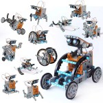 Solar Robot Kit Manufacturer - OEM 12 in 1 DIY Power STEM Education Assembly Science Engineering