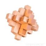 Kongming Lock Toy Manufacturer - OEM Mortise and Tenon 4.5cm Luban Lock Children's Educational Wooden Gift