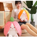 Fruit Rabbit Plush Toy Manufacturer - OEM Cross-Border New Soft Stuffed Strawberry Carrot Teddy Bear Children's Gift