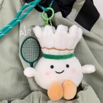 Badminton Keychain Manufacturer - OEM Simulation Plush Doll Backpack Pendant Gift for Badminton Lovers