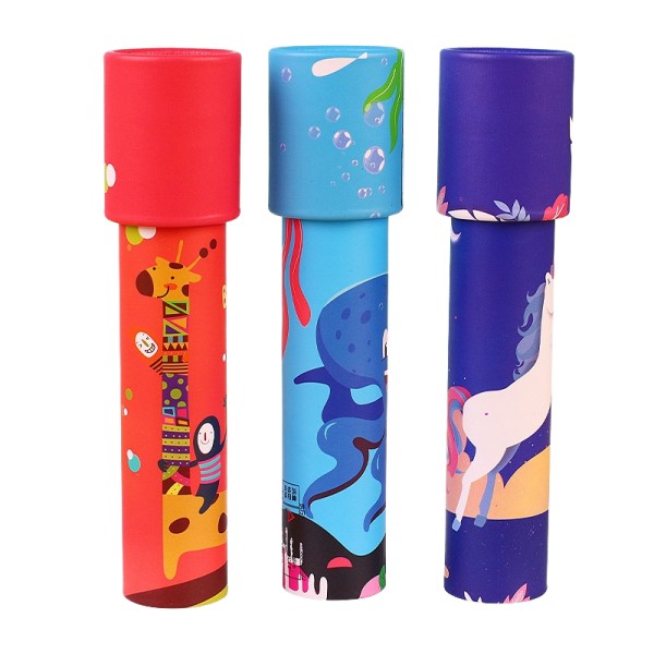 Kaleidoscope Toy Manufacturer - OEM Classic Vintage Large Rotating Cartoon Paper Magical Educational Gift