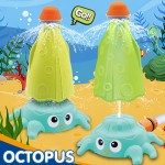 Water Sprinkler Toy Manufacturer - OEM Outdoor Octopus Rocket Pressure Lift Rotating for Kids