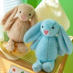 Easter Bunny Comforter Manufacturer - OEM Custom Sublimation Cute Long-Eared EN71 Plush Rabbit Soft Toy
