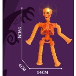 Skeleton Robot Toy Manufacturer - OEM Stretching Suction Cup Luminous Spring Halloween Children's Gift