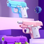 Sensory Gravity Gun Manufacturer - OEM M1911 Backblowback Mini Carrot Knife Decompression Model Toy