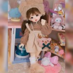 Doll Outfit Set Manufacturer - OEM Forest Style 6-point BJD 30cm Changing Retro Lolita Dress