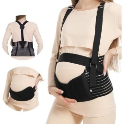 Pregnancy Support Belt Manufacturer - OEM Three Piece Set Abdominal Straps for Mid Late Pregnancy