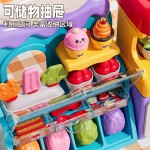 Ice Cream Machine Toy Manufacturer - OEM Children's Home Handmade DIY Colorful Clay Burgers Light Clay